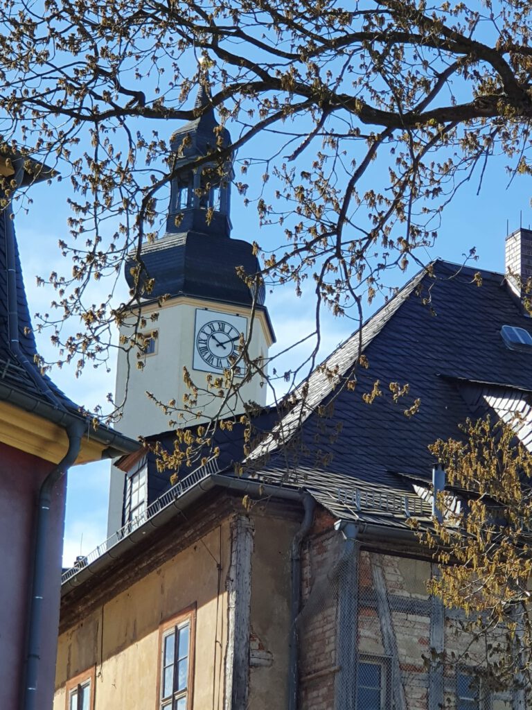 Hoch über den Dächern der Stadt