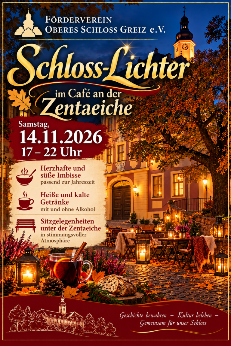 Schloss-Lichter –                                                                                                        wenn der Herbst das Obere Schloss verzaubert
